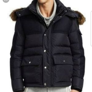 MONCLER ALPHAND Fur-Trimmed Parka